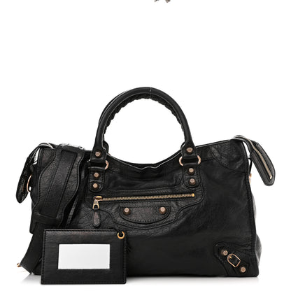 Balenciaga Agneau Giant 12 Rose Gold Hardware City Black 1 of 12