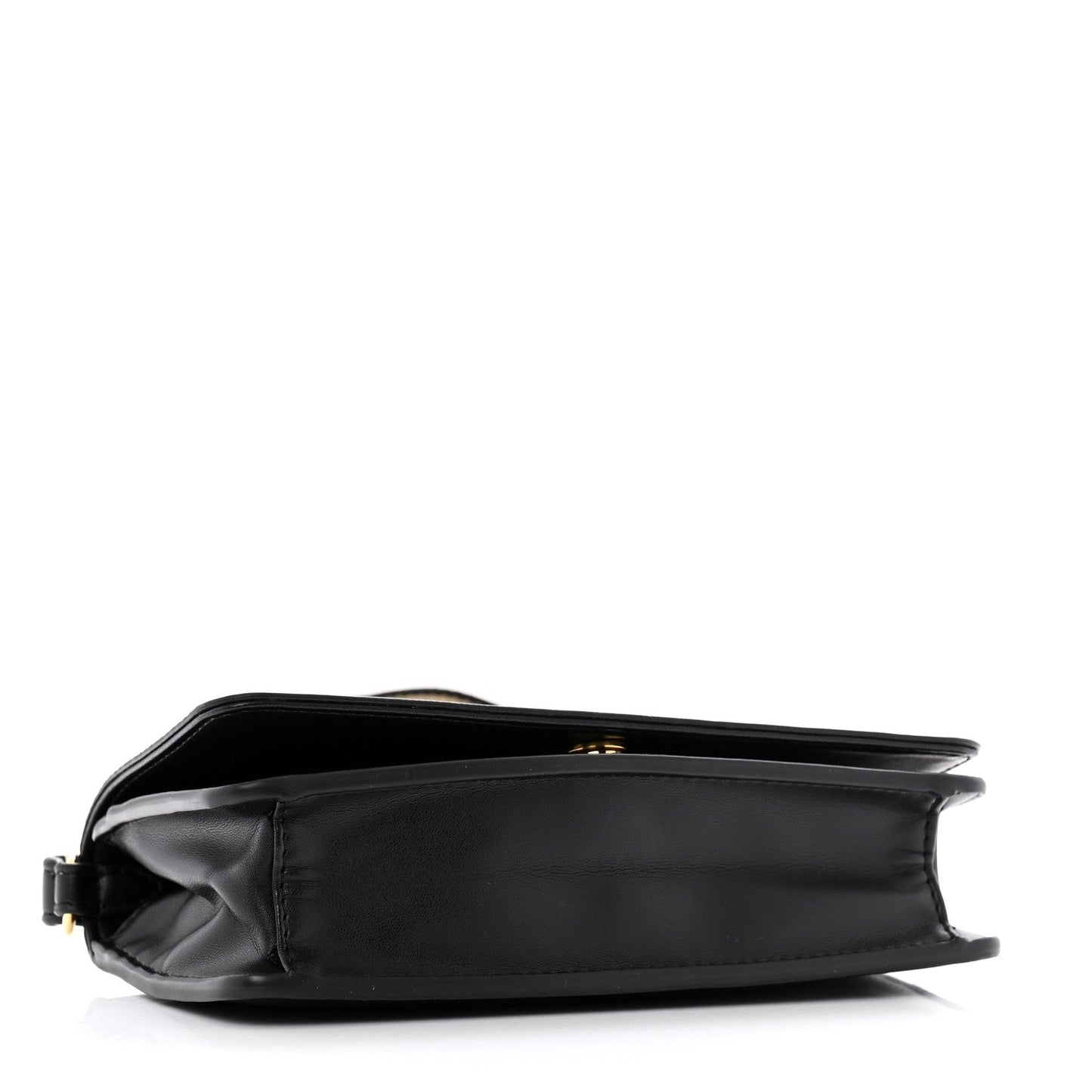 Eco Alter Nappa Perforated Logo Mini Crossbody Bag Black