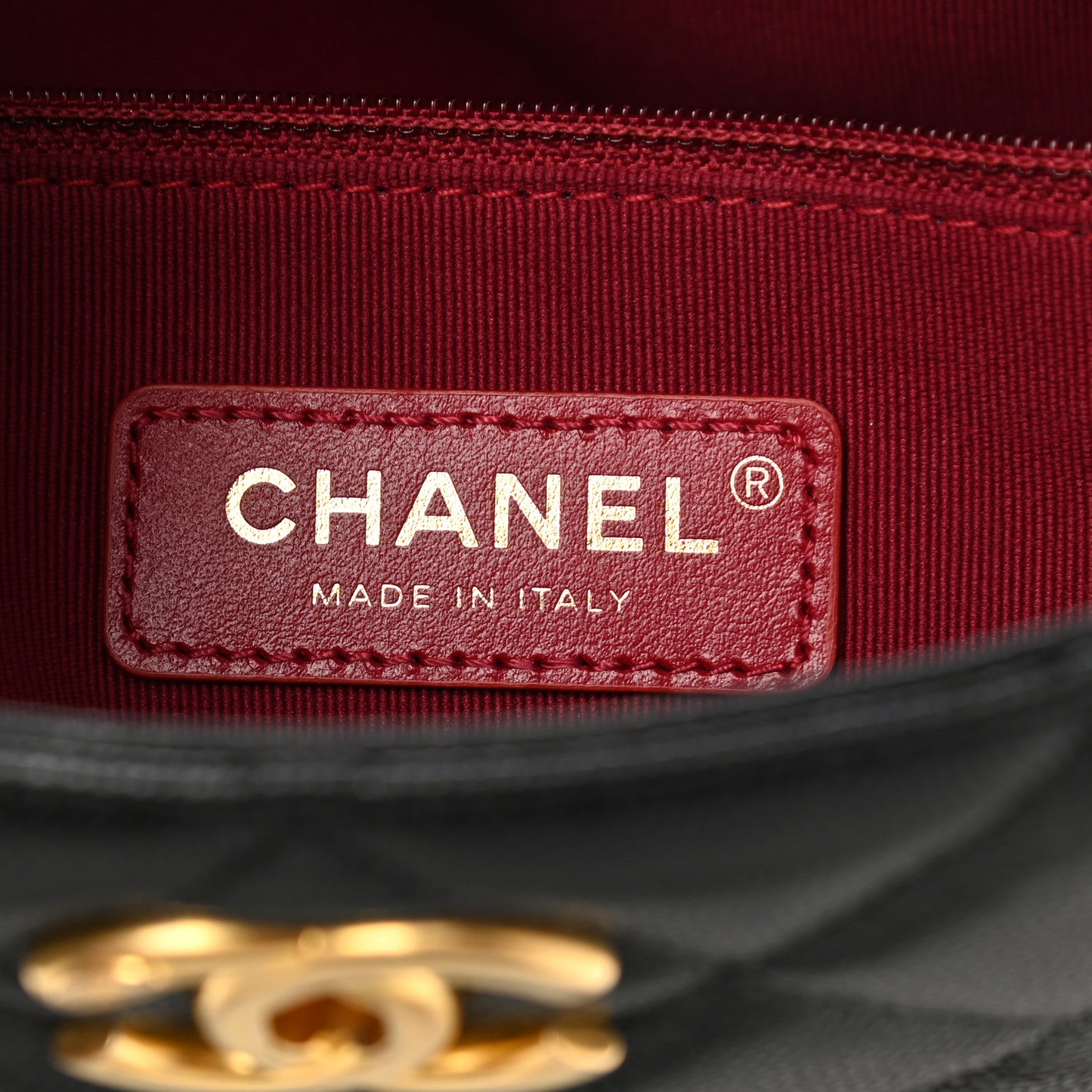 Chanel Caviar Quilted Twist Your Buttons Hobo Black 6 of 11