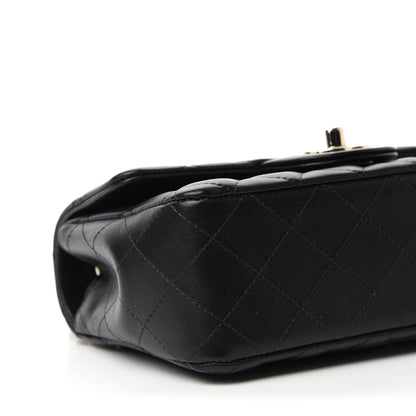 Chanel Lambskin Quilted Mini Coco Charms Rectangular Flap Black 6 of 11