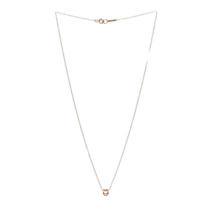 Tiffany 18K Rose Gold Atlas Open Pendant Necklace 3 of 5