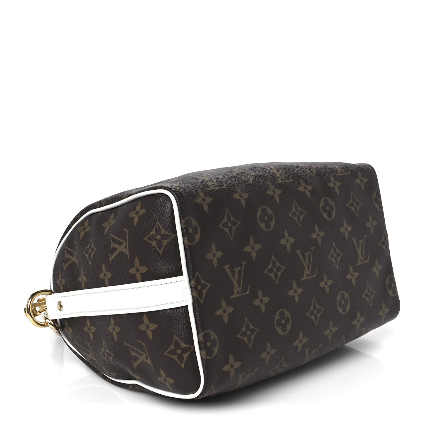 Monogram LV Match Speedy Bandouliere 25 White