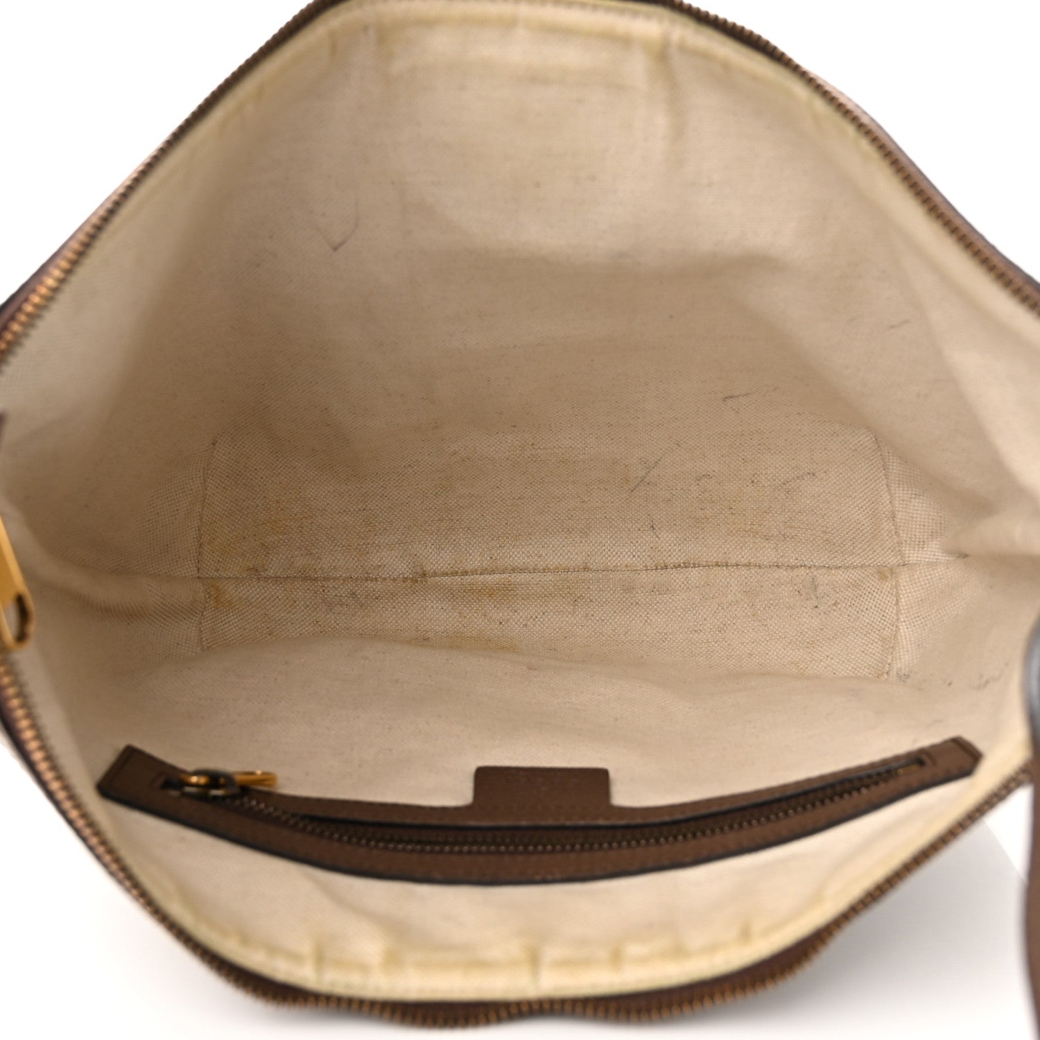 Gucci GG Supreme Monogram Web Small Ophidia Half Moon Hobo Brown 5 of 17