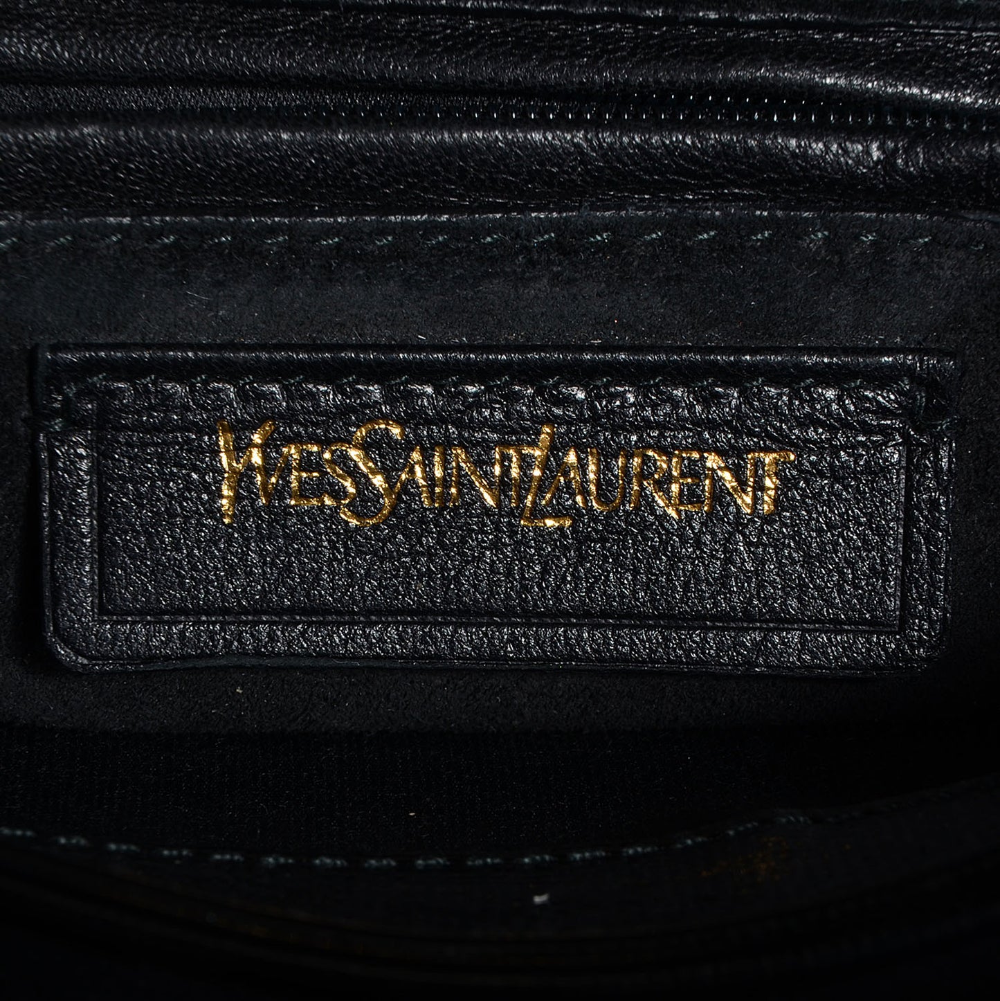 Textured Patent Large ChYc Flap Bag Black