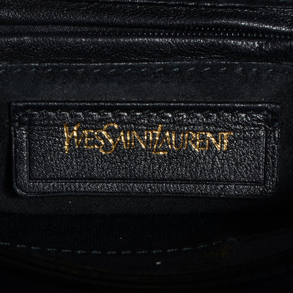 Saint Laurent Textured Patent Large ChYc Flap Bag Black 6 of 7