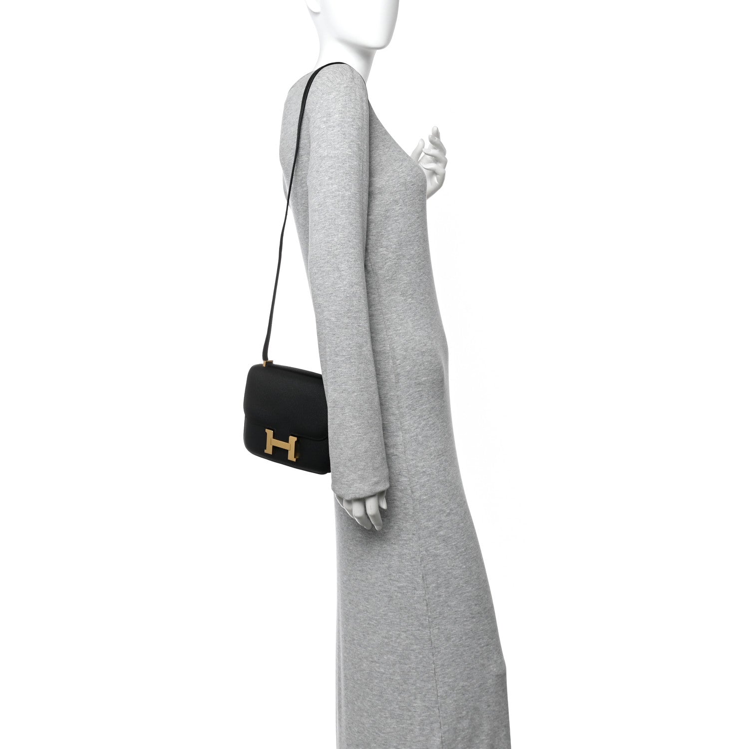 Hermes Epsom Constance 18 Black 2 of 10