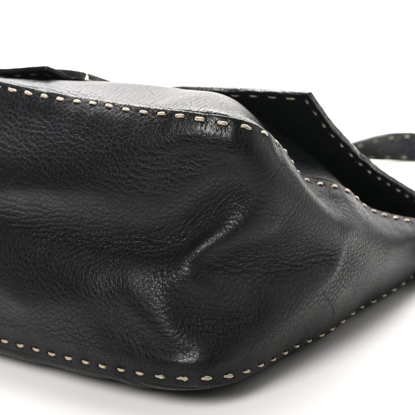 Calfskin Romano Selleria Forever Mama Baguette Black