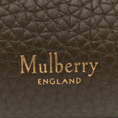Mulberry Heavy Grain Iris Tote Olive Green 5 of 11