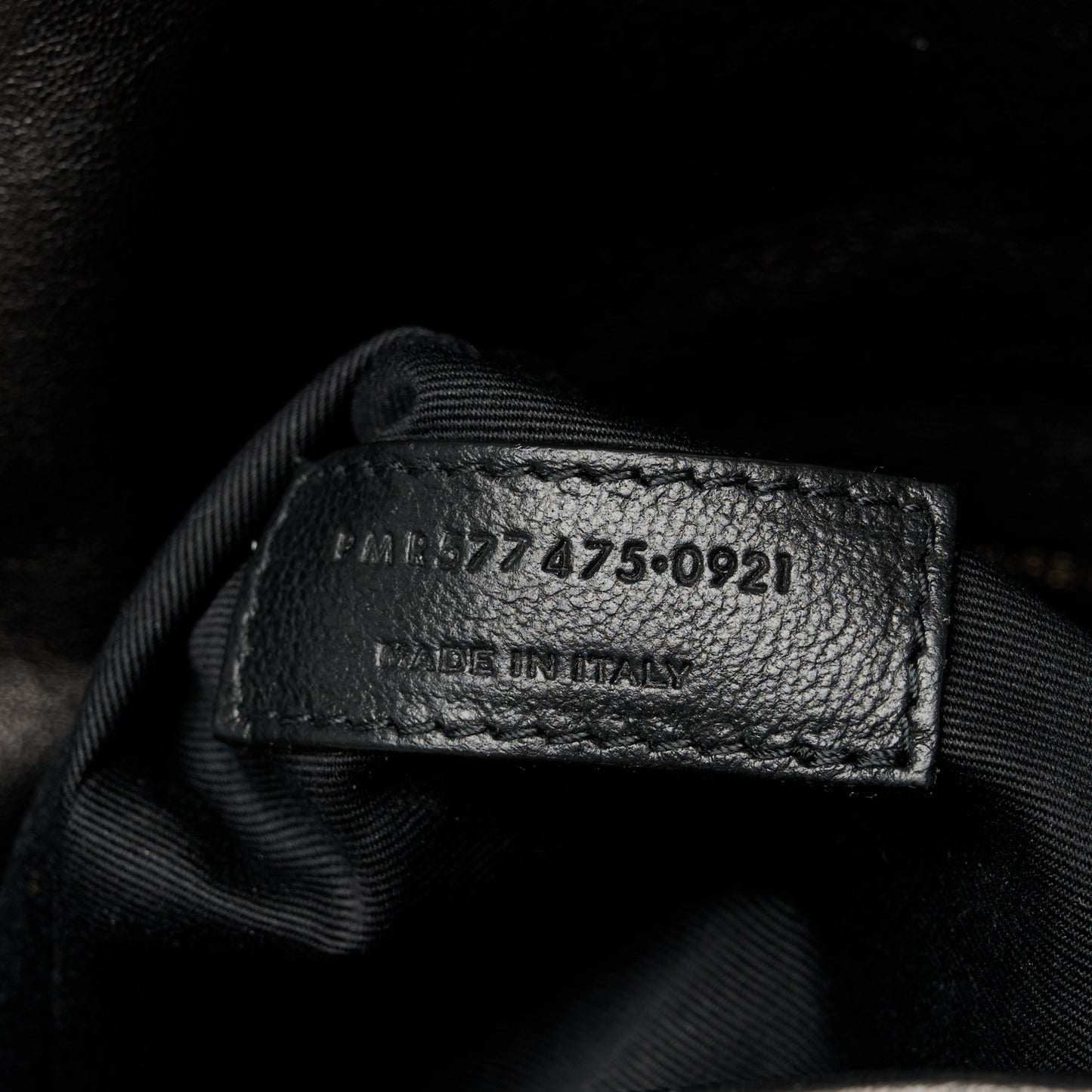 Lambskin Quilted Monogram Monochrome Medium Loulou Puffer Chain Satchel Black