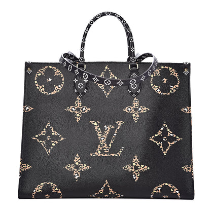 Louis Vuitton Monogram Giant Jungle Onthego GM Black 1 of 11