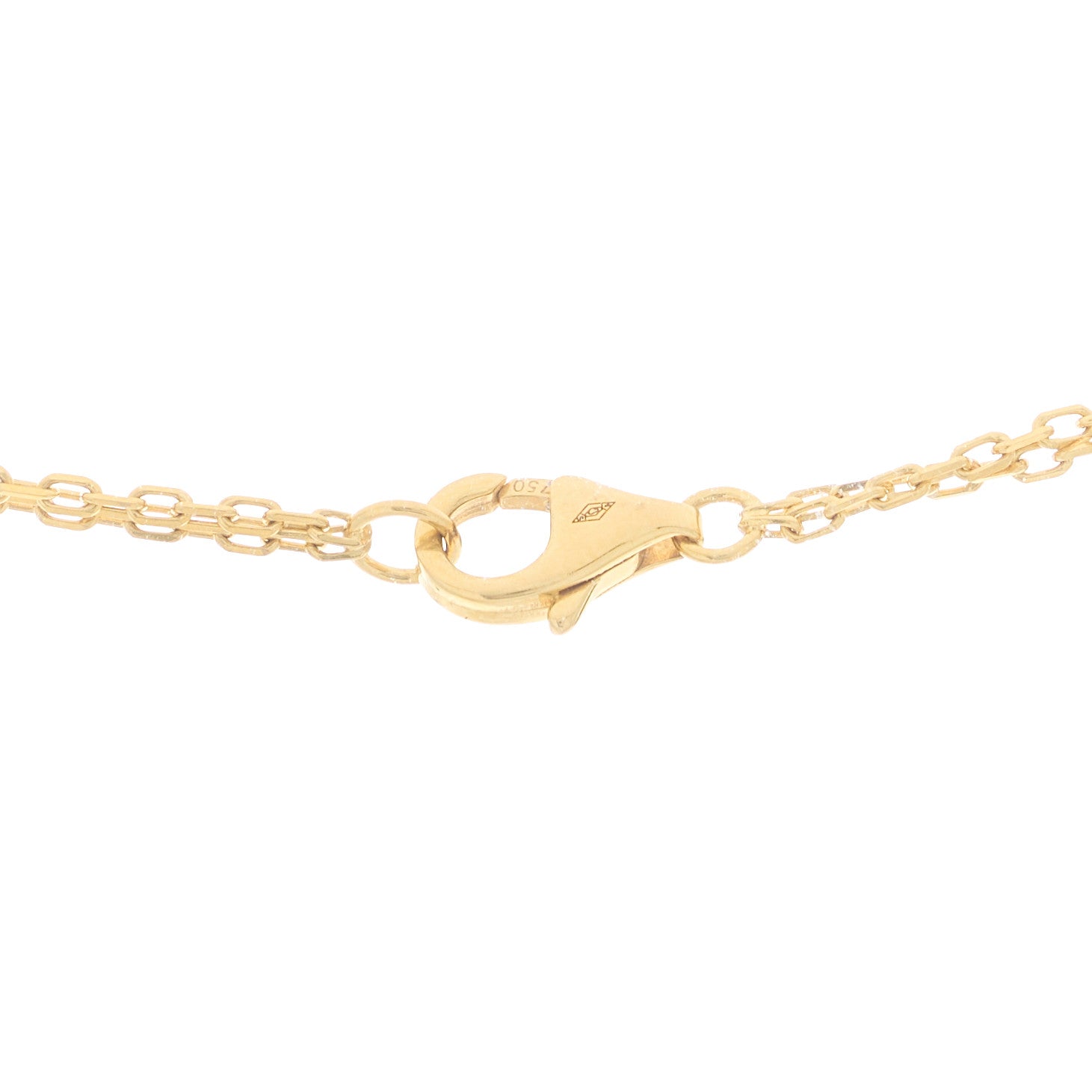 Cartier 18K Yellow Gold 2 Diamond LOVE Necklace 4 of 5