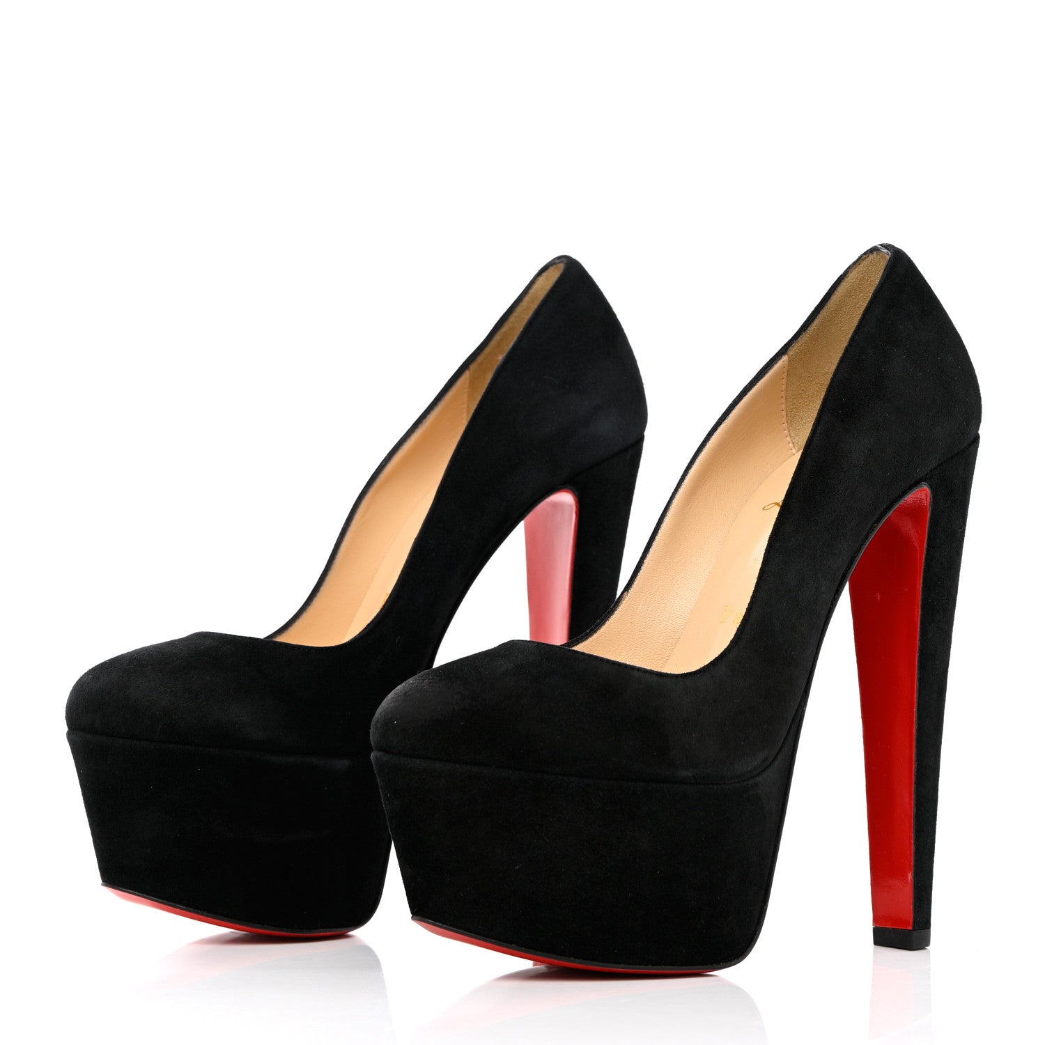 Christian Louboutin Suede Alta Vicky 160 Pumps 37 Black 3 of 15