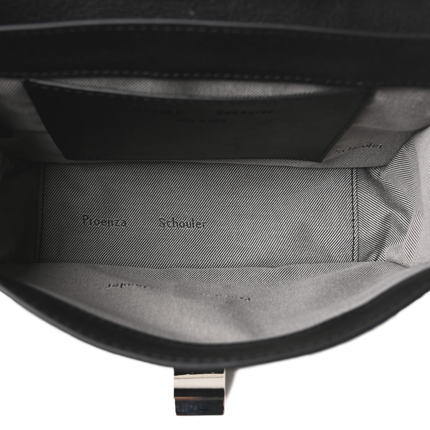 Proenza Schouler Lambskin PS1 Mini Crossbody Bag Black 5 of 10