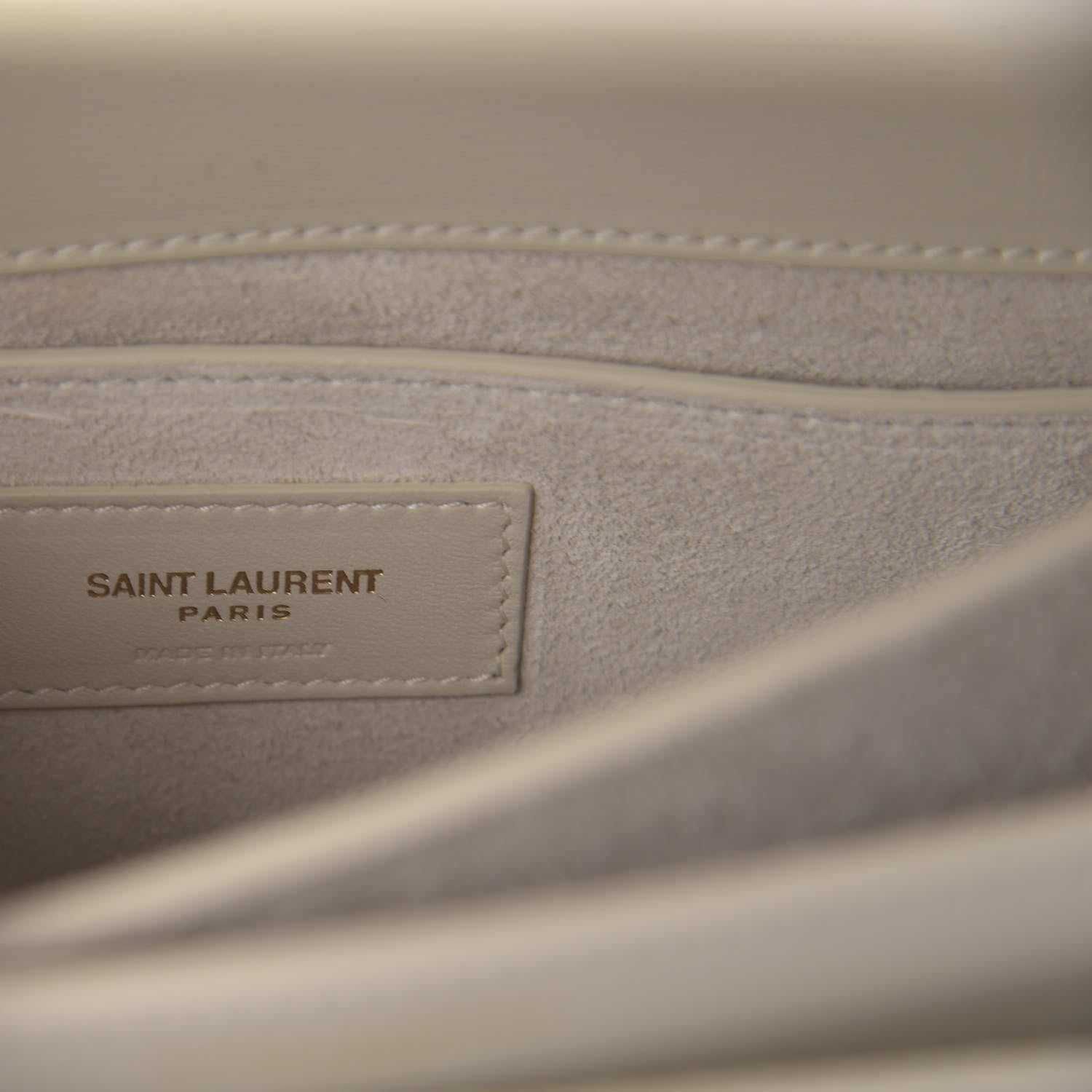Saint Laurent Calfskin Medium Monogram Sunset Crema Soft 9 of 11