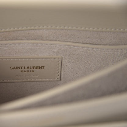 Saint Laurent Calfskin Medium Monogram Sunset Crema Soft 9 of 11