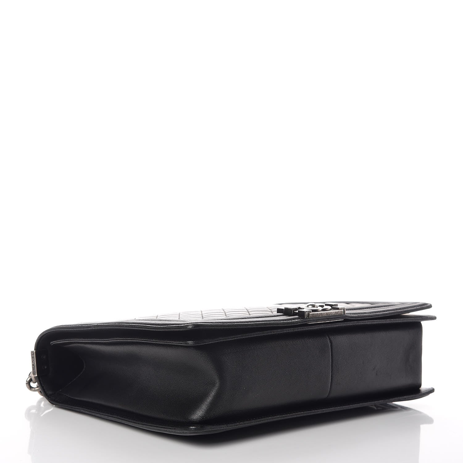 Chanel Lambskin Quilted Large Boy Flap Black 4 of 9