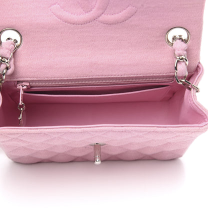 Chanel Jersey Quilted Mini Square Flap Pink 5 of 12