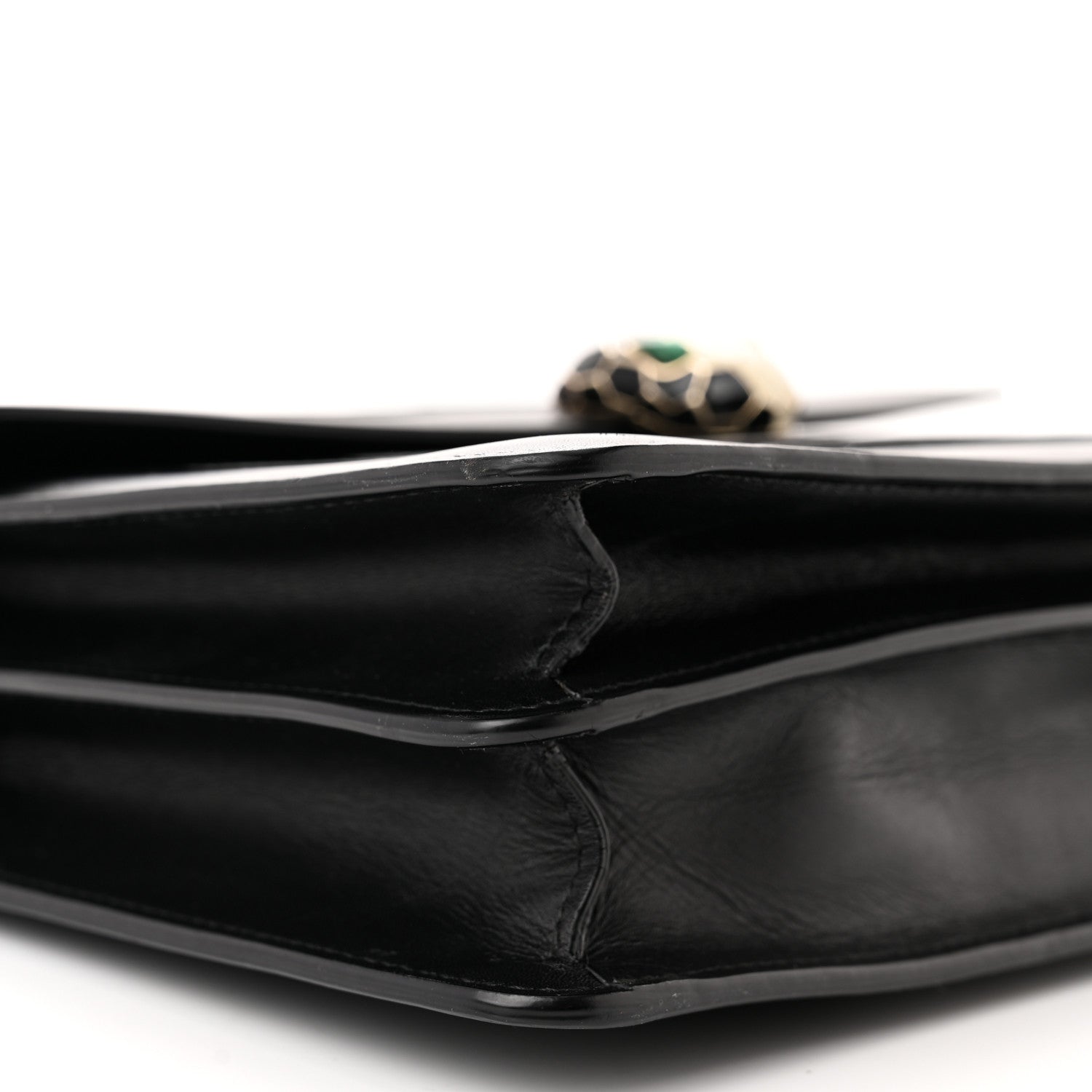 Bulgari Calfskin Serpenti Forever Crossbody Bag Black 9 of 10