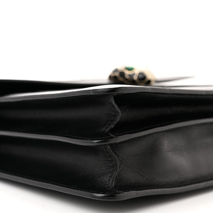 Bulgari Calfskin Serpenti Forever Crossbody Bag Black 9 of 10