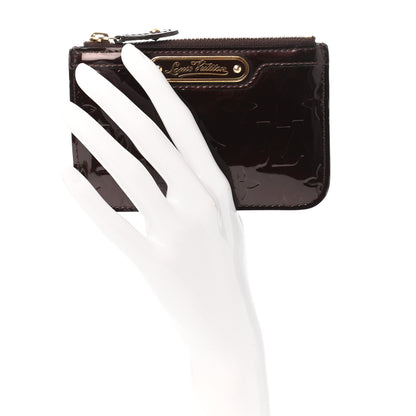 Louis Vuitton Vernis Key Pouch Amarante 2 of 8