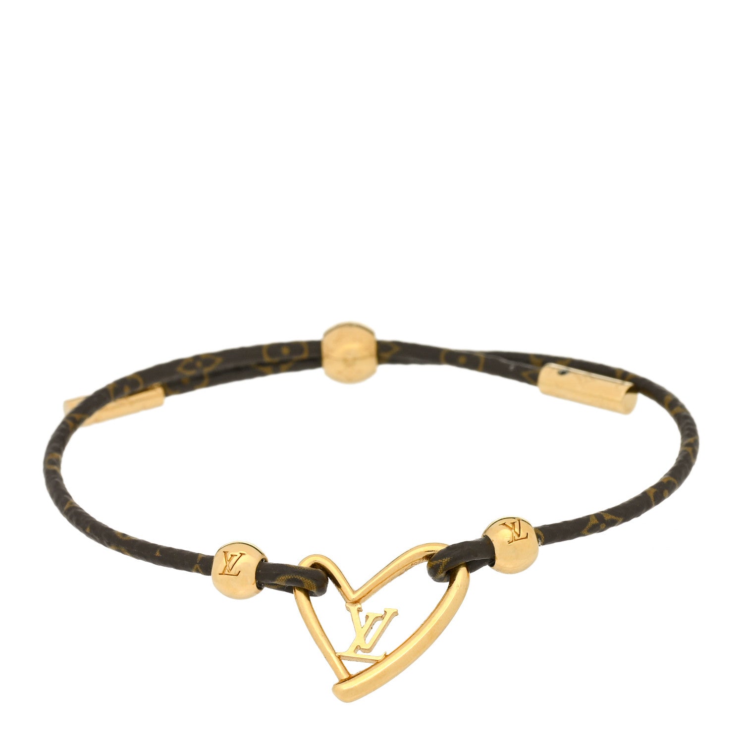 Louis Vuitton Monogram Fall In Love Adjustable Bracelet 1 of 4