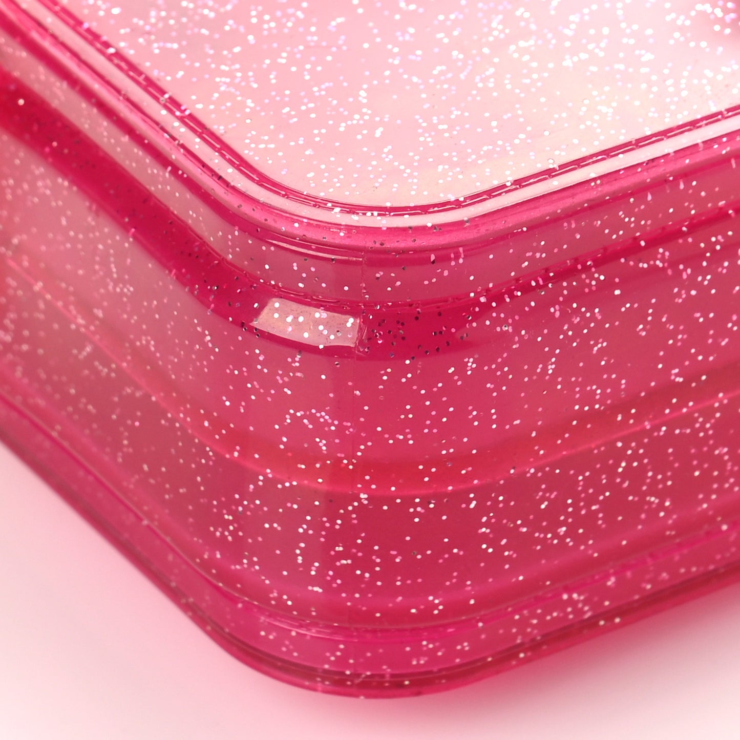 Jelly Glitter Small Snapshot Camera Bag Pink