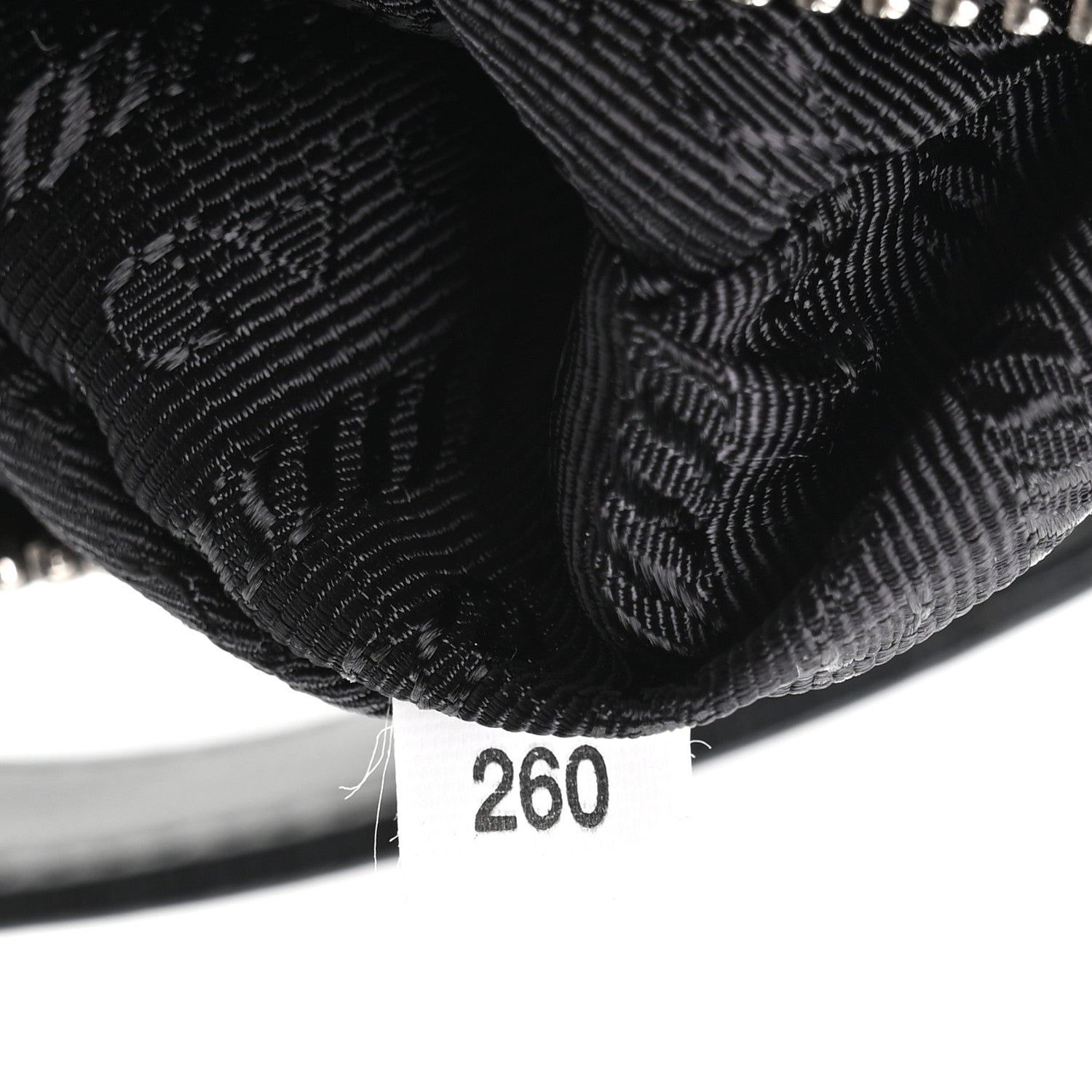 Prada Soft Calfskin Impunture Diagramme Belt Bag Black 6 of 9