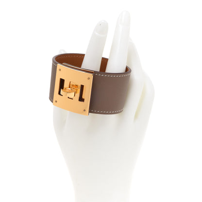 Hermes Swift Kelly Dog Bracelet T2 Etoupe 2 of 7