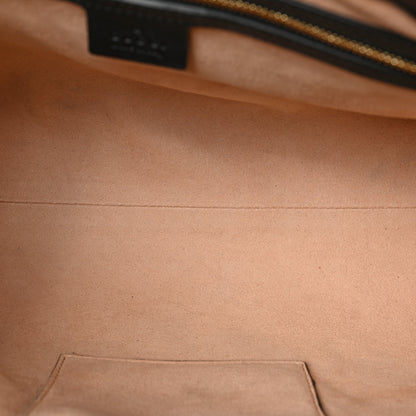 Gucci Guccissima Medium Padlock Tote Black 5 of 8