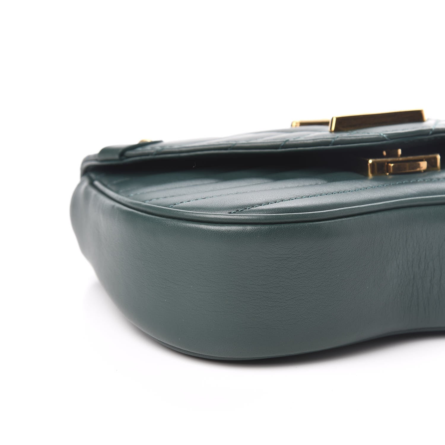 Louis Vuitton Calfskin New Wave Chain PM Emerald 7 of 10