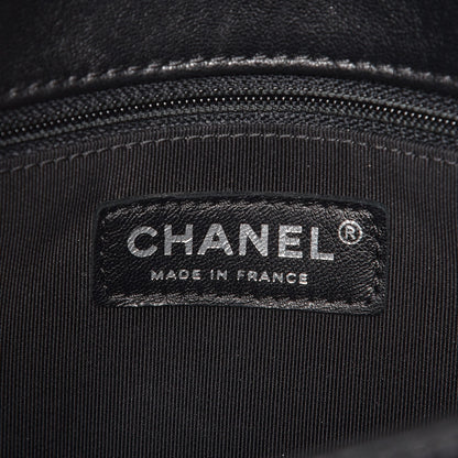 Chanel Sheepskin Quilted Vintage Mademoiselle Flap Black 6 of 7