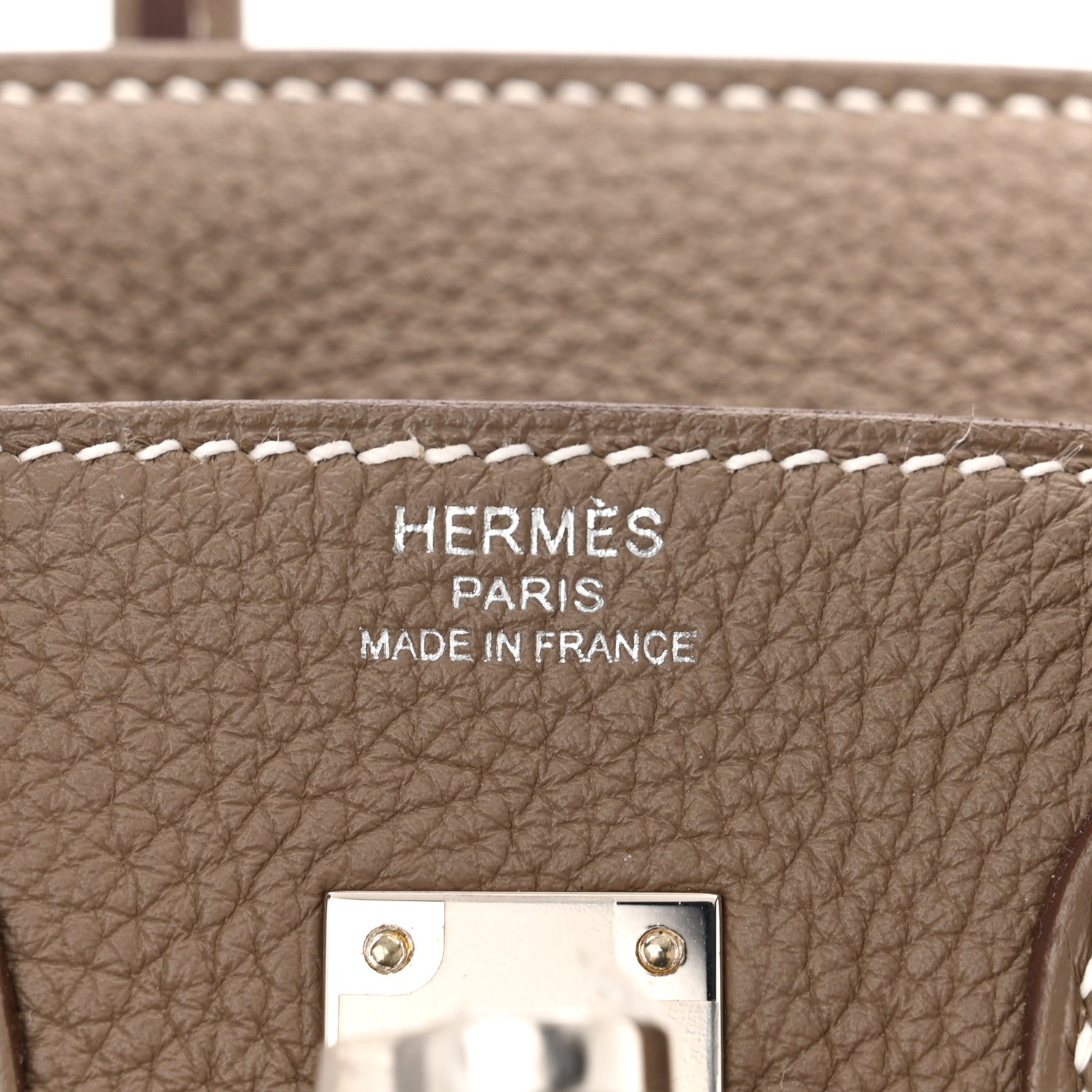 Hermes Togo Birkin 25 Etoupe 6 of 10