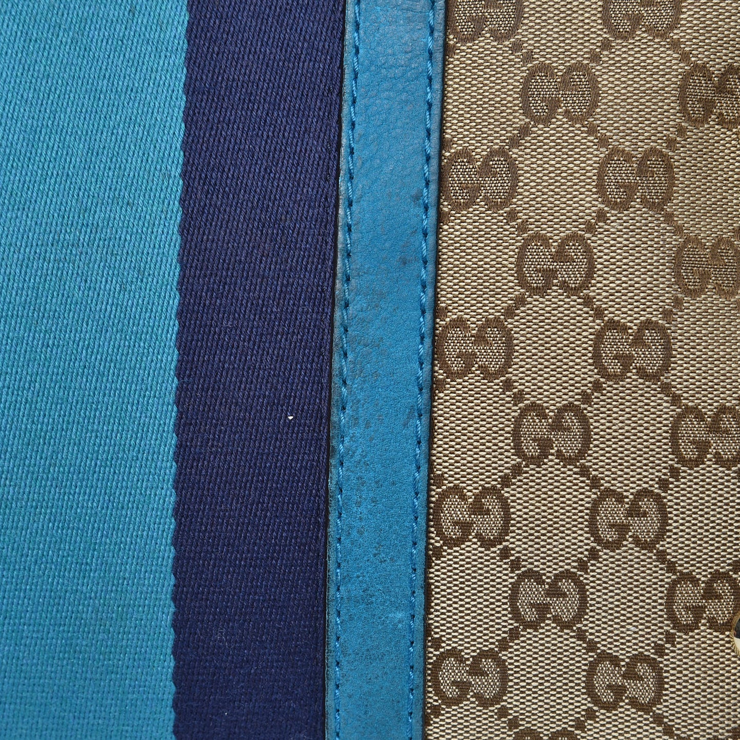 Monogram Vintage Web Medium Boston Teal