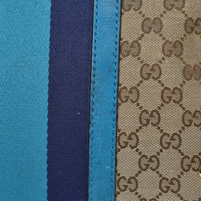 Gucci Monogram Vintage Web Medium Boston Teal 14 of 20