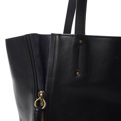Chloe Smooth Calfskin Medium Milo Shopping Tote Black 10 of 14