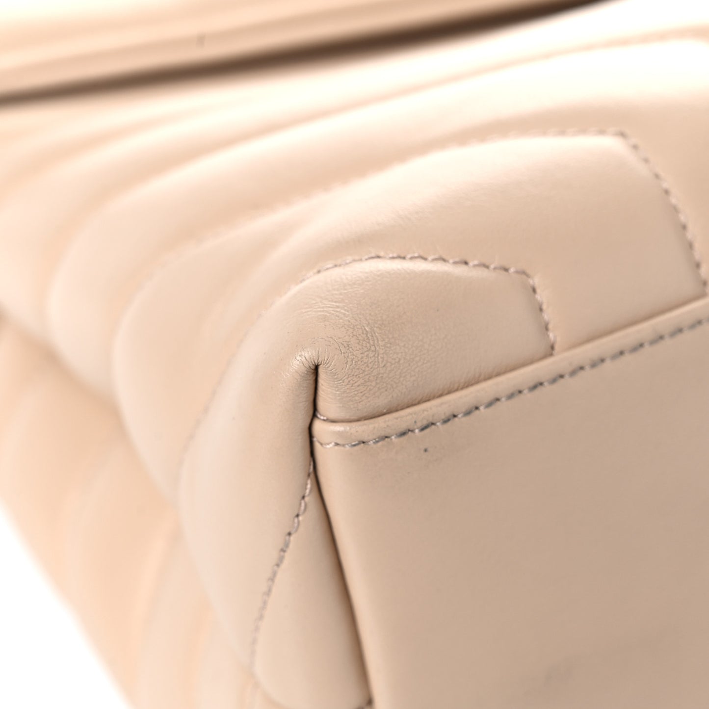 Calfskin Y Quilted Monogram Medium Loulou Chain Satchel Dark Beige