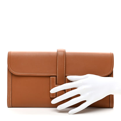 Hermes Swift Jige Elan 29 Clutch Gold 2 of 7