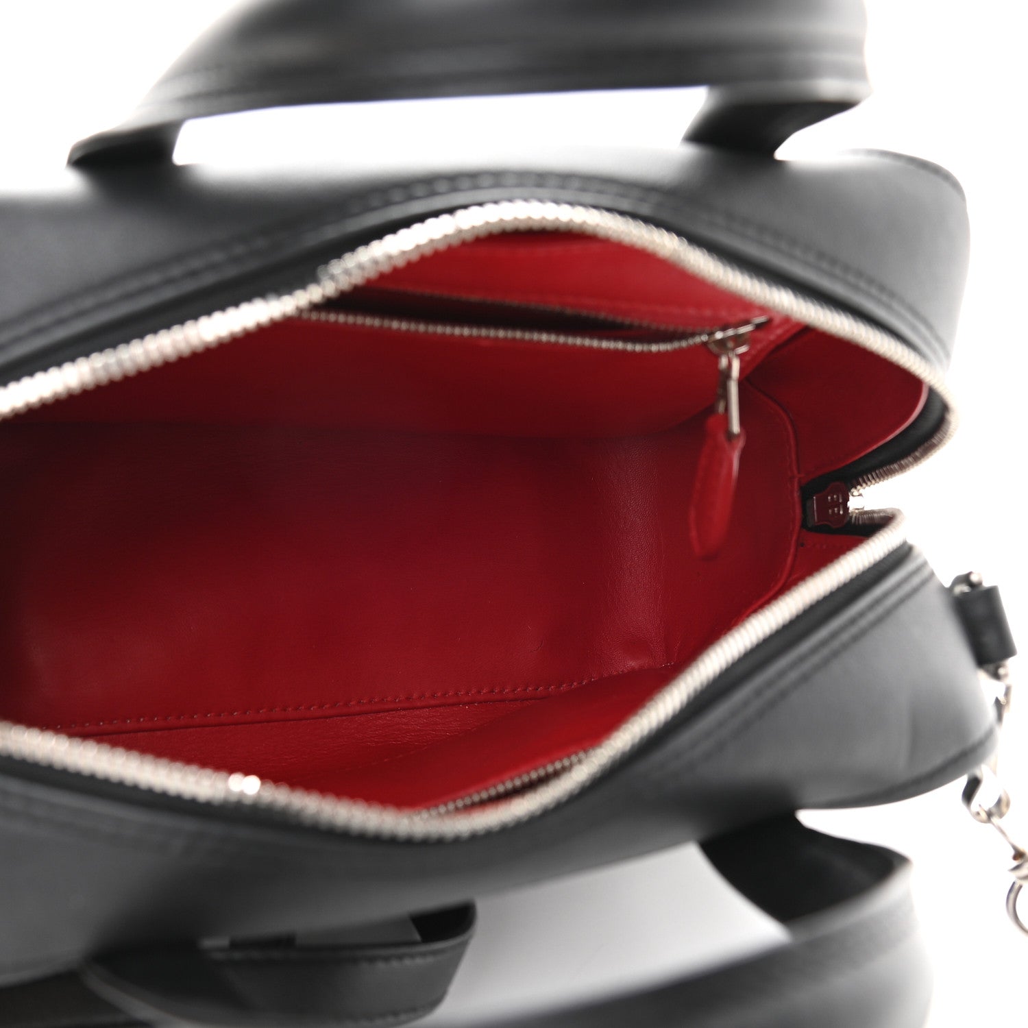 Balenciaga Shiny Day Calfskin XS Triangle Square Bag Black 5 of 8
