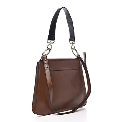 Chloe Calfskin Suede Medium C Shoulder Bag Sharp Brown 3 of 12