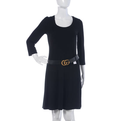Gucci Calfskin Double G 40mm Belt 115 46 Black 3 of 7