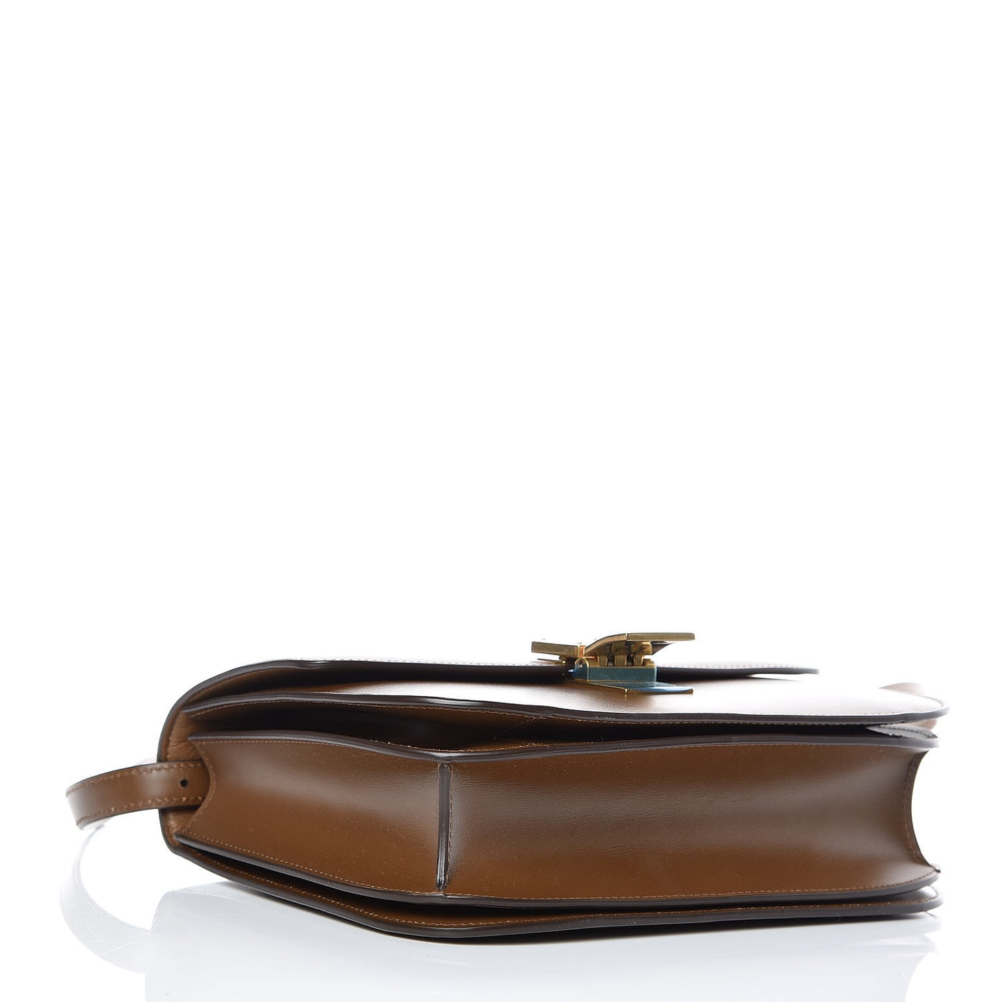 Box Calfskin Medium Classic Box Flap Bag Camel