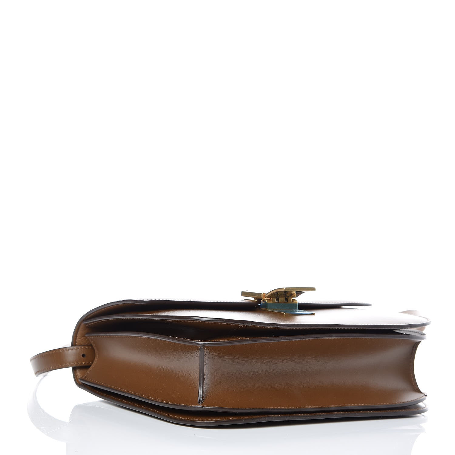 Celine Box Calfskin Medium Classic Box Flap Bag Camel 4 of 9