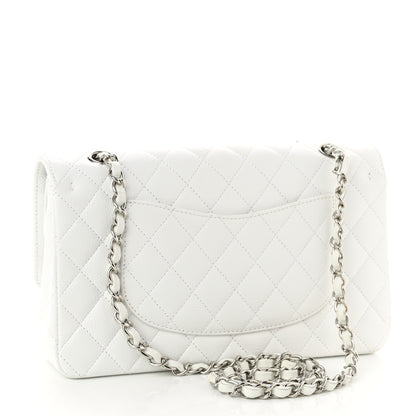 Chanel Caviar Quilted Medium Double Flap White 3 of 10