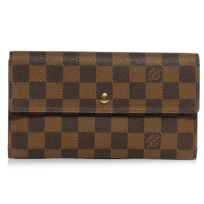 Louis Vuitton Damier Ebene Porte Tresor International Wallet 1 of 7