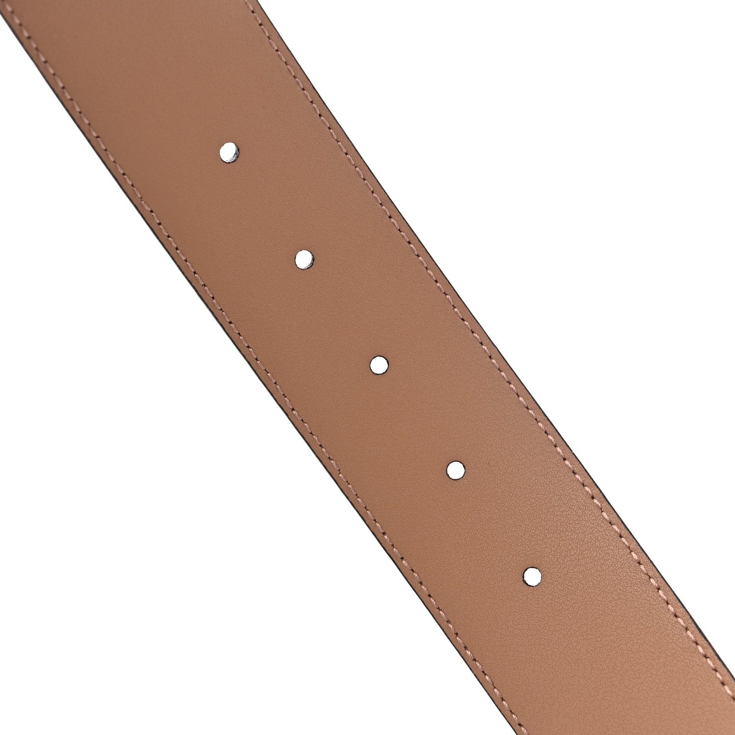 Gucci Azalea Calfskin Enamel Monochrome Double G 40mm Belt 75 30 Camelia 4 of 4