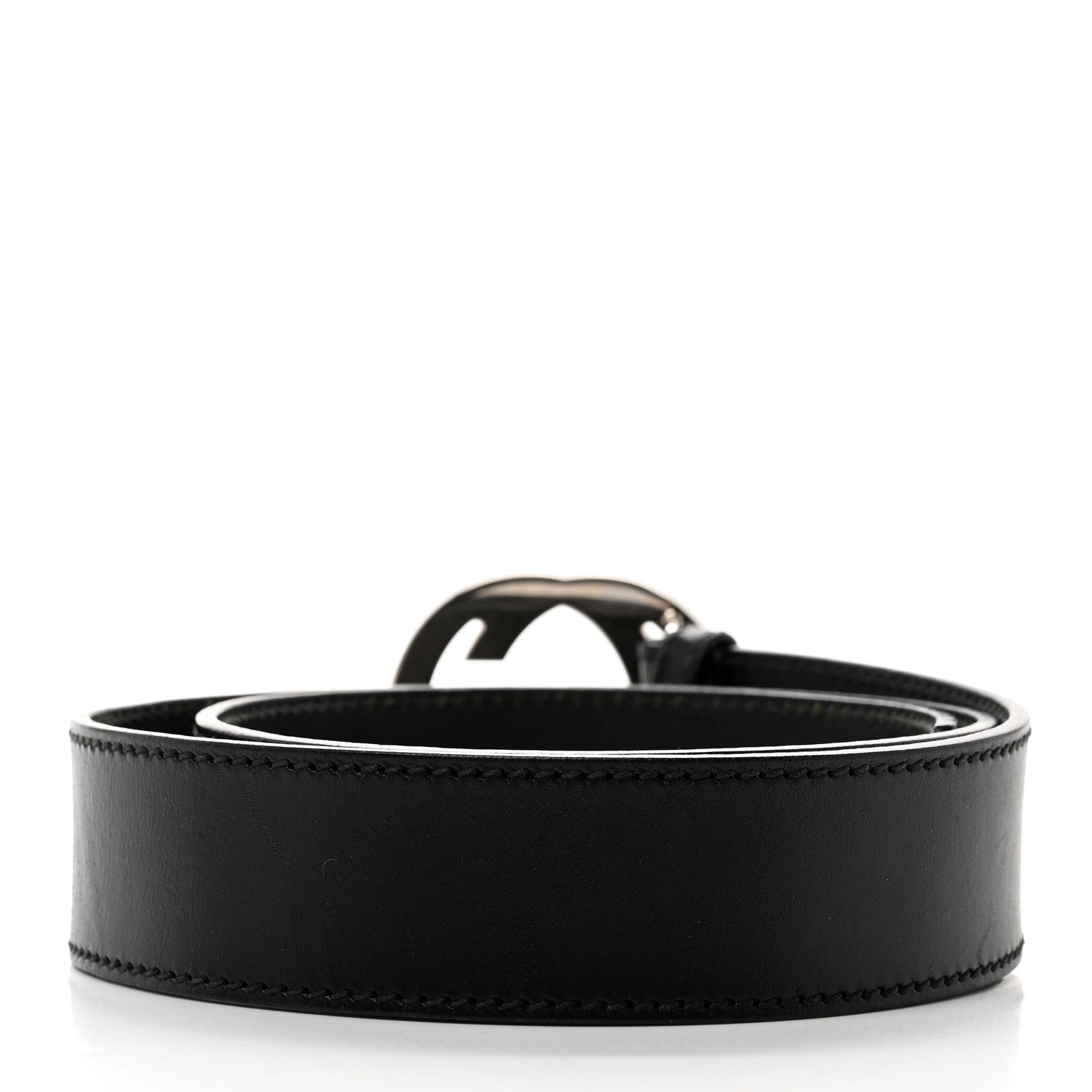 Gucci Calfskin Interlocking G 40mm Belt 90 36 Black 2 of 5