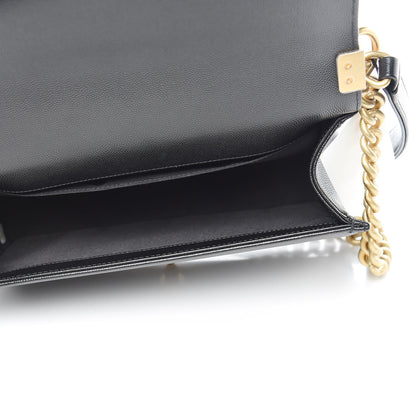 Chanel Caviar Quilted Medium Boy Flap Black 5 of 12