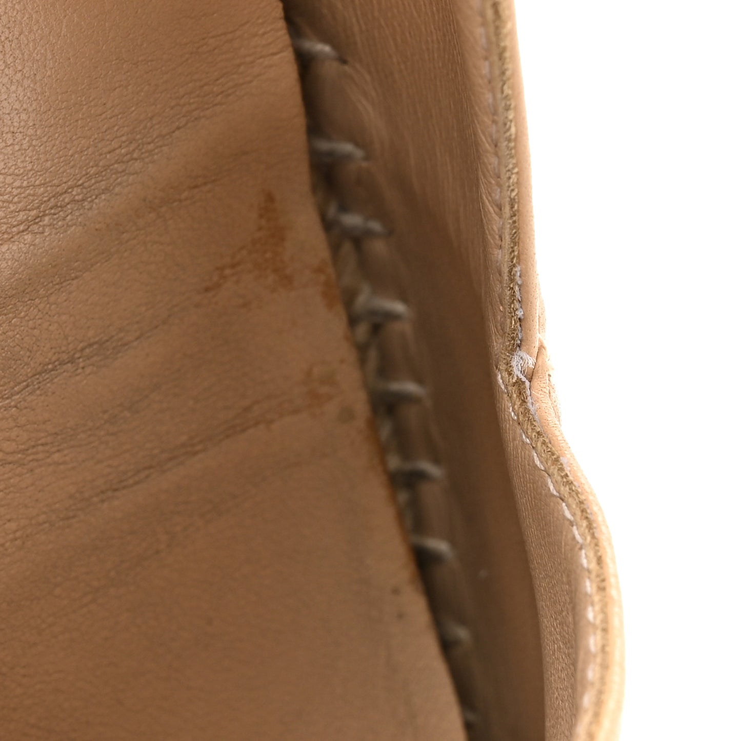 Lambskin CC Espadrilles 38 Beige Black