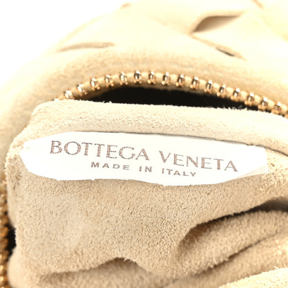 Bottega Veneta Suede Calfskin Intrecciato Teen Jodie Hobo Taupe 7 of 9