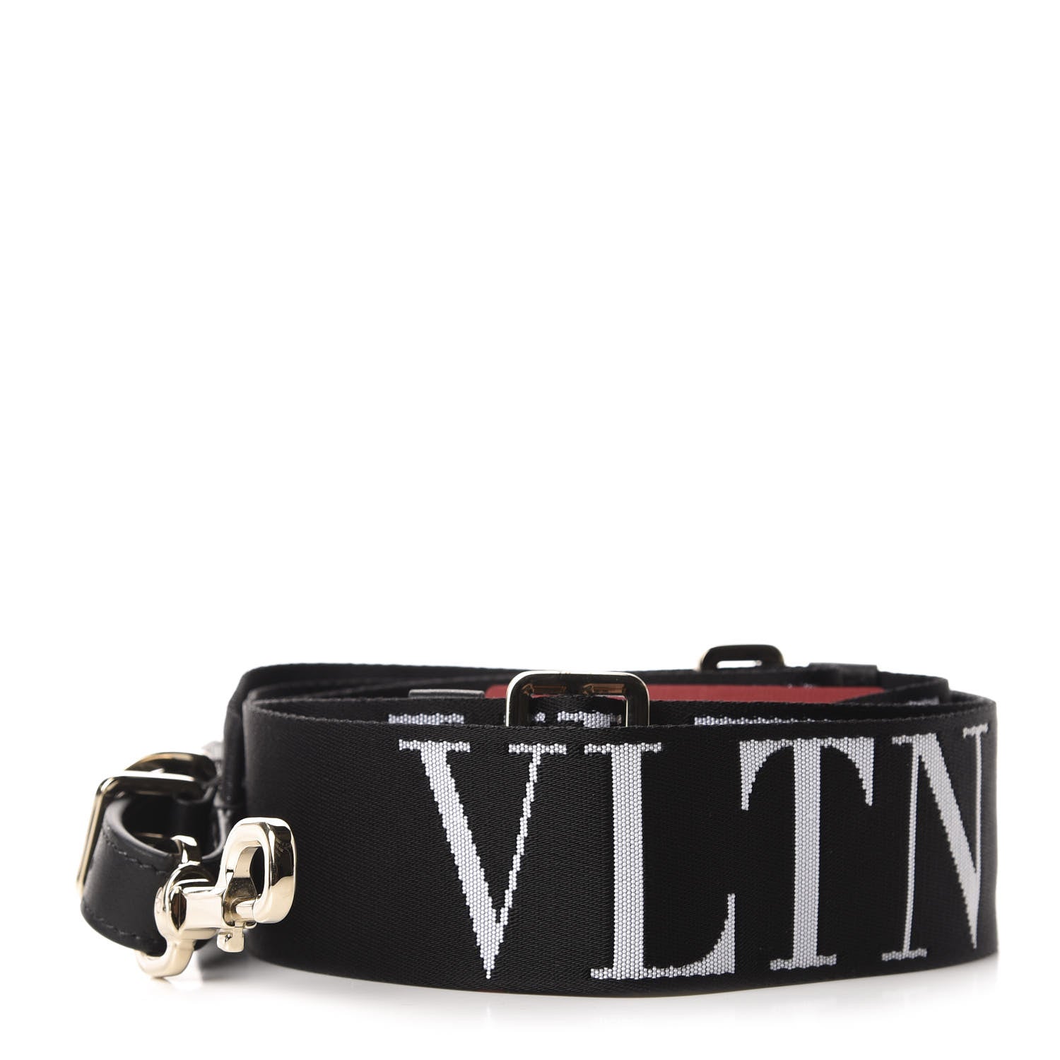 Valentino Garavani Canvas VLTN Strap Black 1 of 2